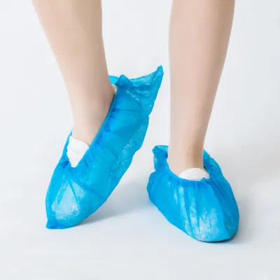El Polvo Non-Woven Non-Slip desechables cubrezapatos