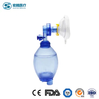 Sunton muestra disponible de los anillos de Gancho desmontable de color oscuro y seco en condiciones de limpieza manual de PVC de China de fábrica Resuscitator