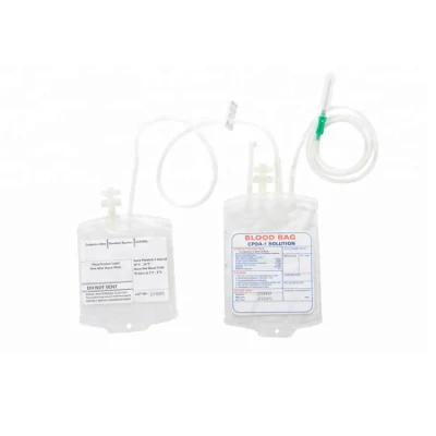 Médicos desechables, Individuales, Dobles, Triples, Cuádruples tipo bolsa de recogida de sangre con la aguja