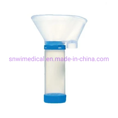 Adultos OEM MDI Pediátrica de la Cámara de asma separador Aerosol inhalador Aerochamber nebulizador con máscara de silicona