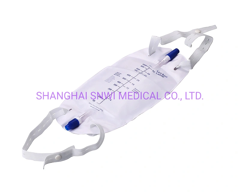 Disposable Sterile Urine Collection Drainage Bag 2000ml with Push-Pull/ T Valve