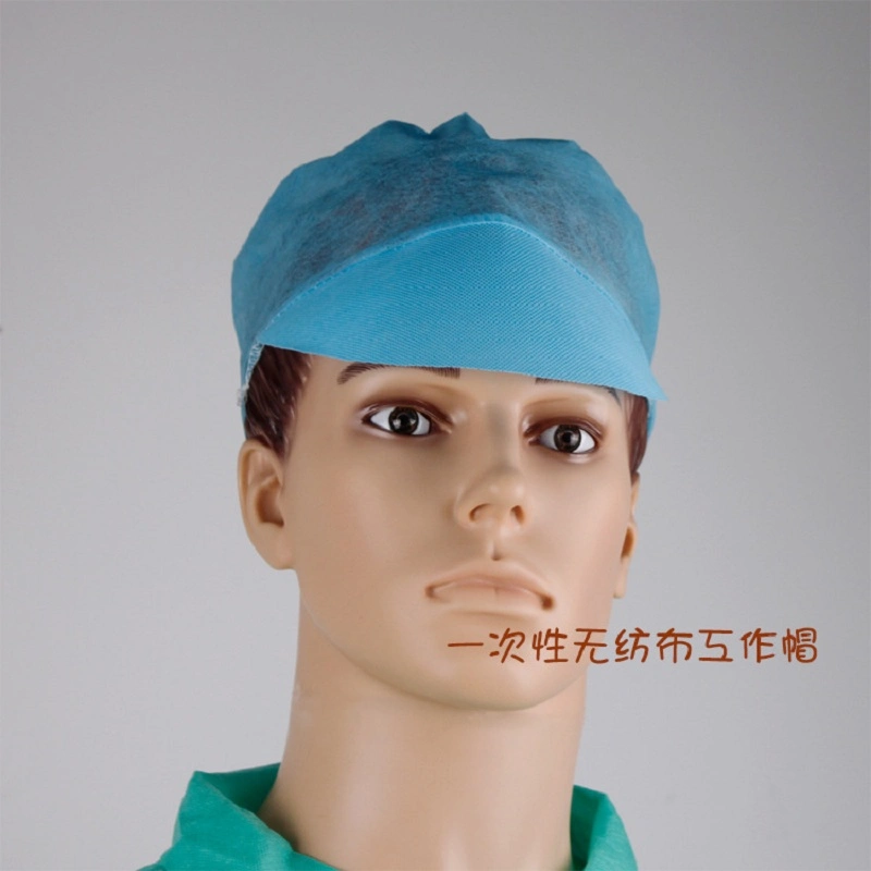 Disposable Nonwoven Snood Cap Industrial Worker Protective Cap