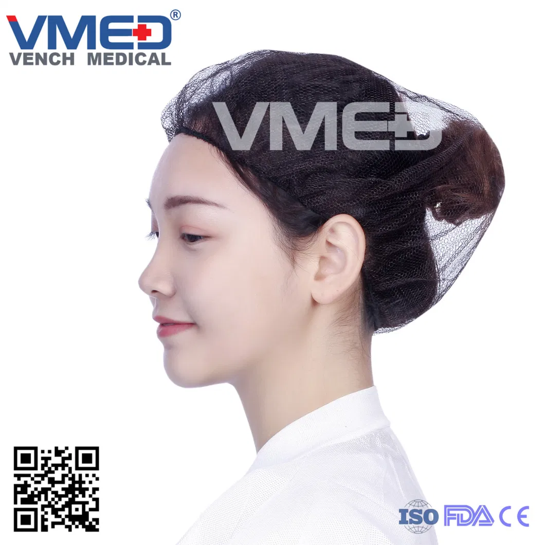 Disposable/Lab/Dental/Hospital/Surgical/Medical/Restaurant Use/Kitchen/Non-Woven/Peaked Cap for Women