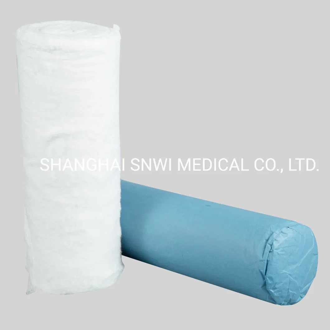 CE ISO Approved Medical Cotton Surgical Disposable Hemostasis Red/Blue Line Plain Spandex Crepe Elastic Bandage with Clips