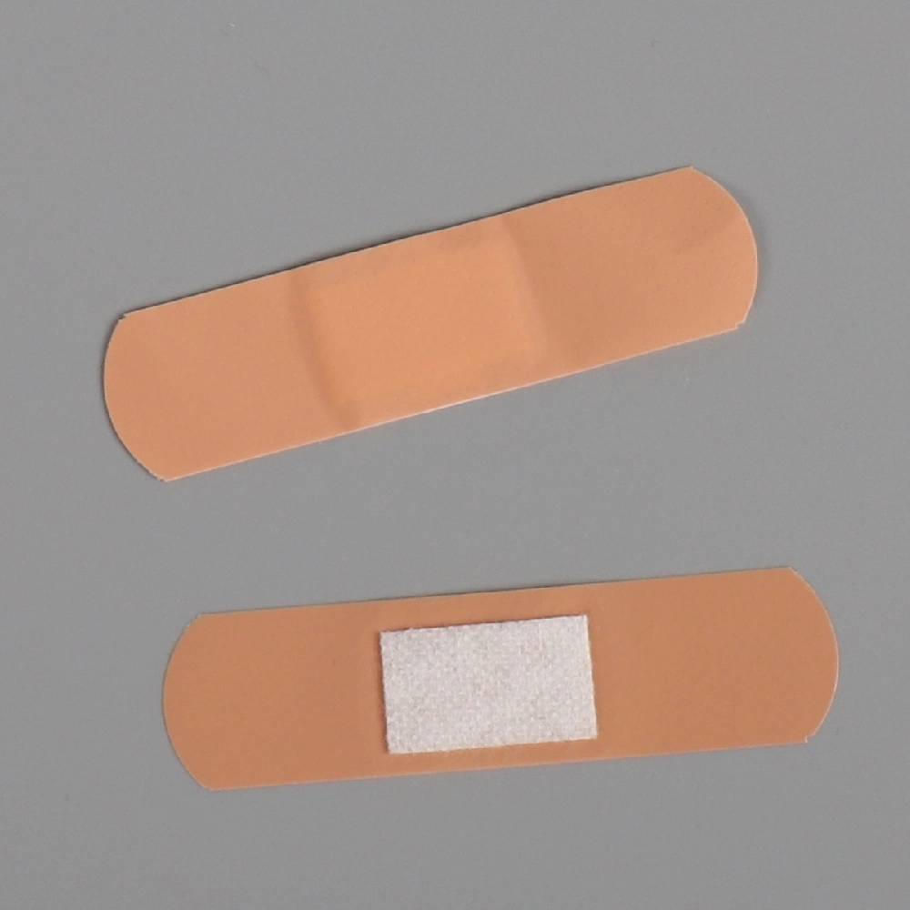 72*19mm Skin Color Breathable Waterproof Plastic PE Wound Dressing First Aid Plaster