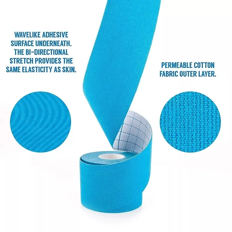 Medical Waterproof Cotton Elastic Athletic Sports Kinesiology Tape