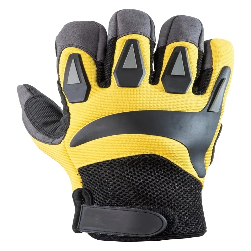 Customized Anti-Slip PVC Cut-Resistant Mechanic Safety Work Protective Gloves