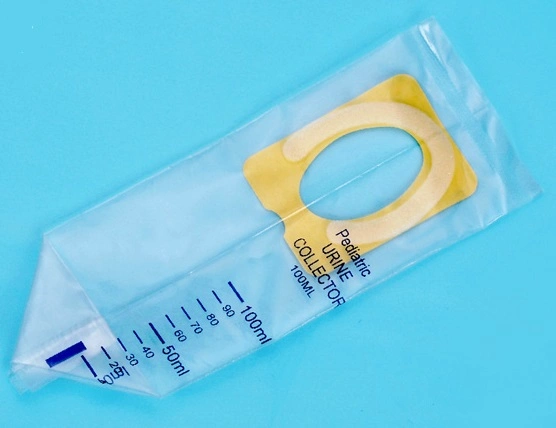 Disposable 100ml Pediatric Urine Bag Paediatric Urine Collector