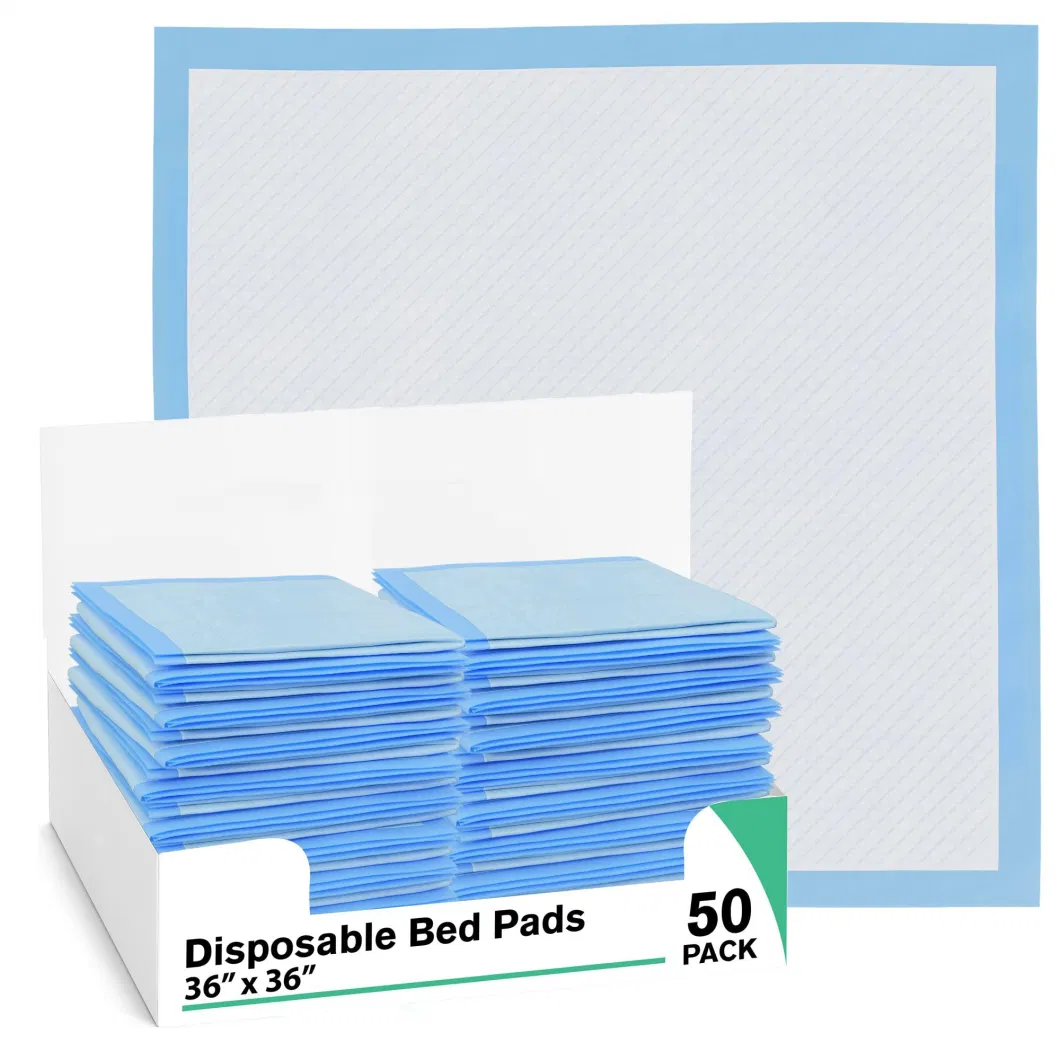 Wholesale Waterproof Bottom Layer Large Ultra Absorbent PEE Pads