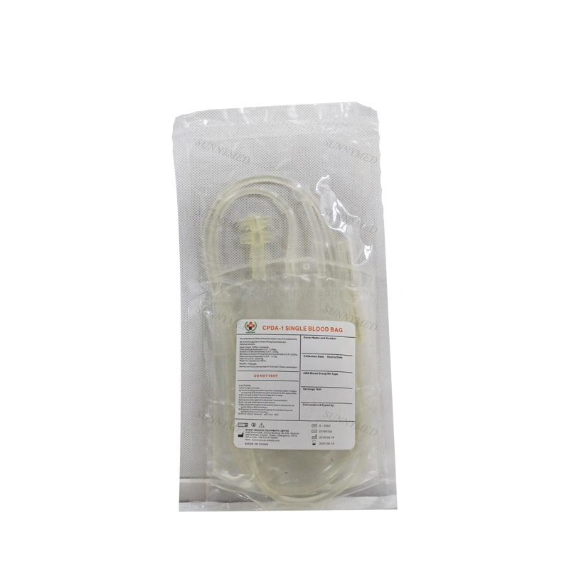 Sy-L105 Medical Supply Cpda-1 Disposable Sterile Blood Bag for Blood Tranfusion