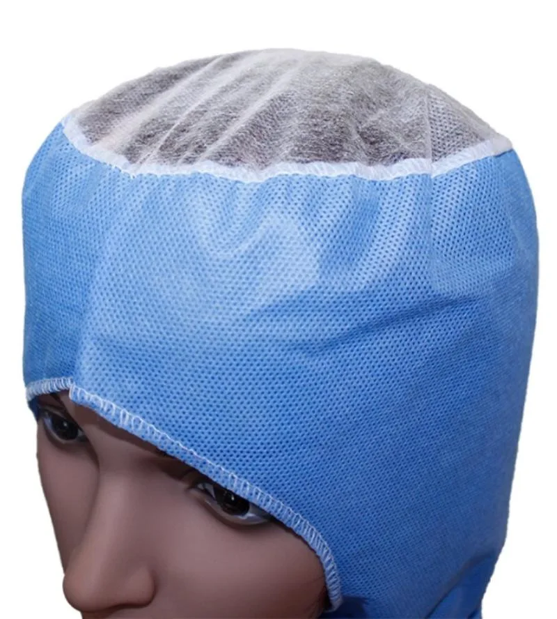 Disposable Face Hood Cover Non-Woven Astronaut Caps Disposable Space Cap