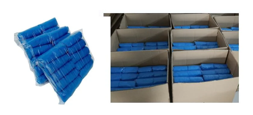 Disposable Soft CPE Plastic Shoe Cover Hot Sale Plastic Shoe Covers