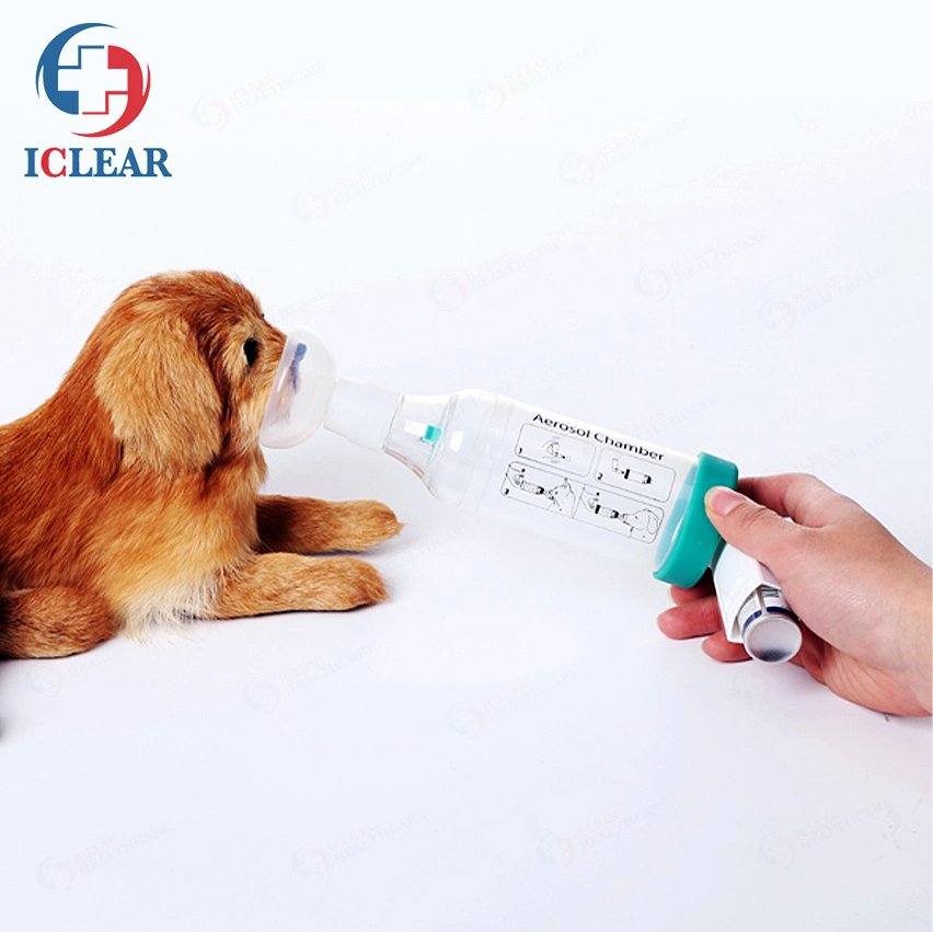 Medical Portable Pet Silicone Mask Asthma Aerosol Inhaler Aerosol Chamber