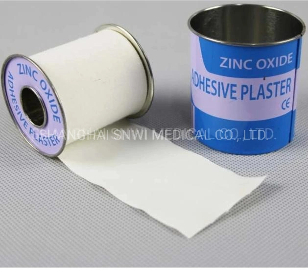 Medical Supply Product Zinc Oxide Plaster with Plastic Can