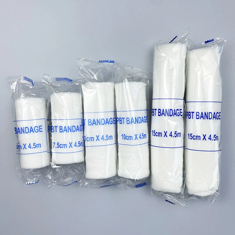 PBT Elastic Conforming Bandage First Aid PBT Roll Elastic Bandage