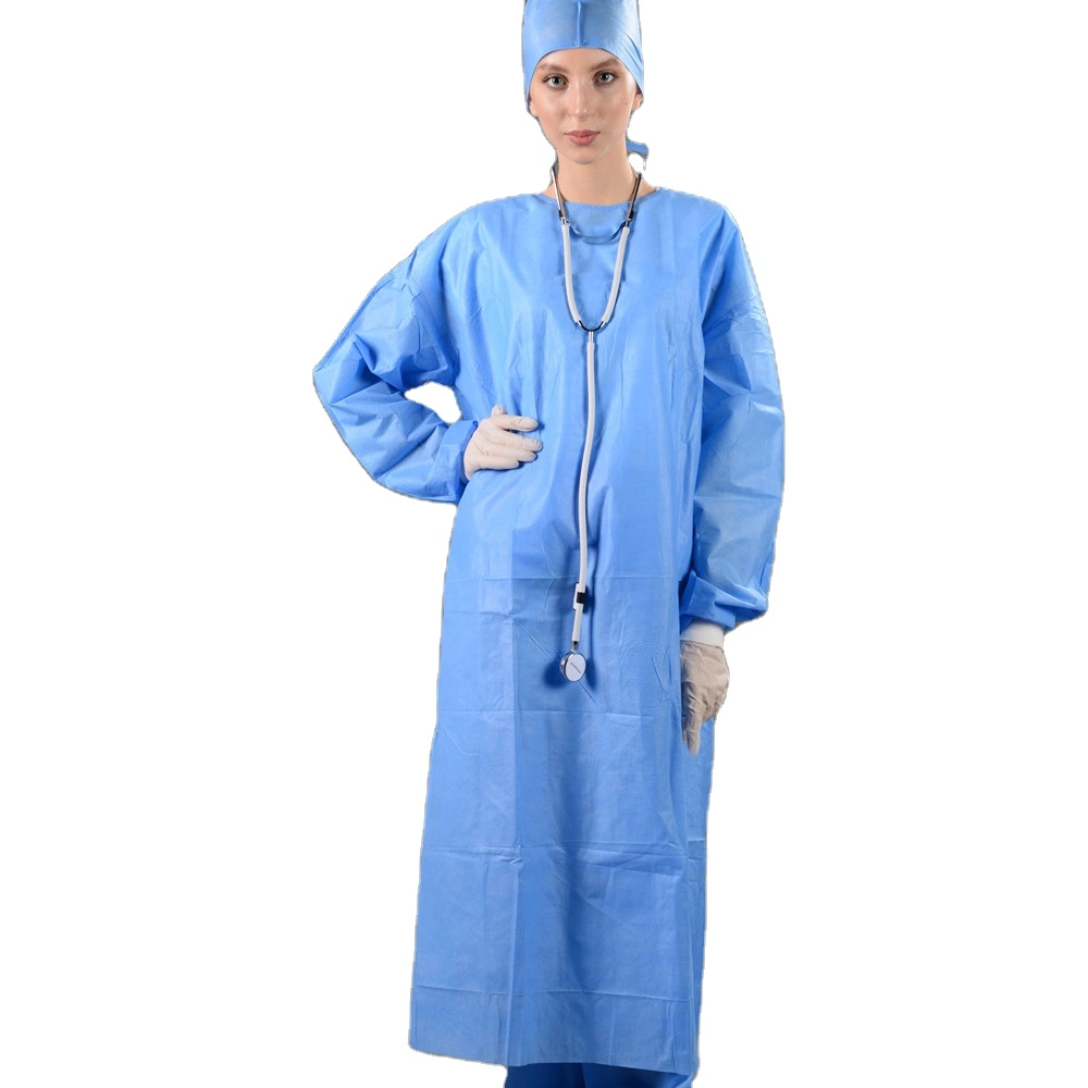 Disposable PP SMS Isolation Gown Surgical Gown