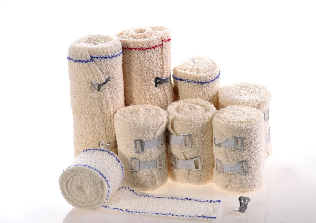 Medical Cotton/PBT/Spandex Crepe Elastic Bandage