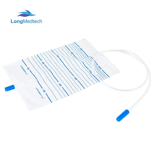 Urine Bag for Hospital Use Luxury 2000ml Urinary Drainage Urine Meter