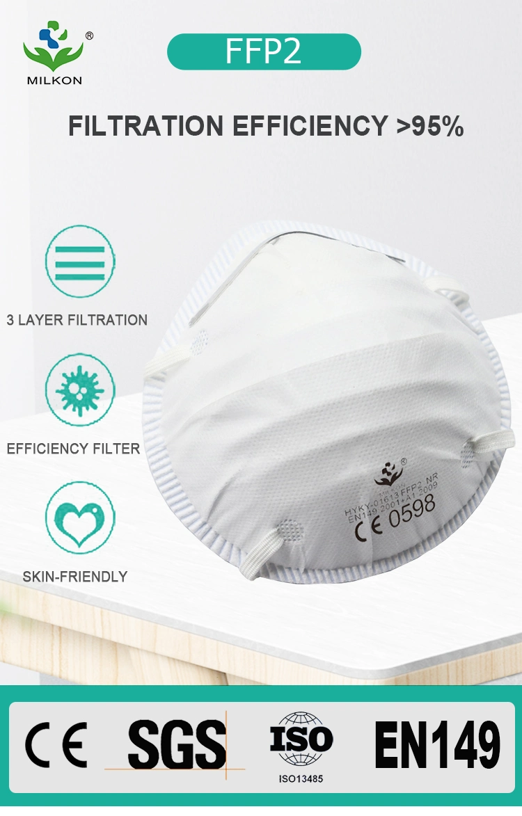 Anti-Dust Anti-Fog and Haze Mask Pm2.5 Breathing Disposable FFP2 Face Dust Respirator Mask