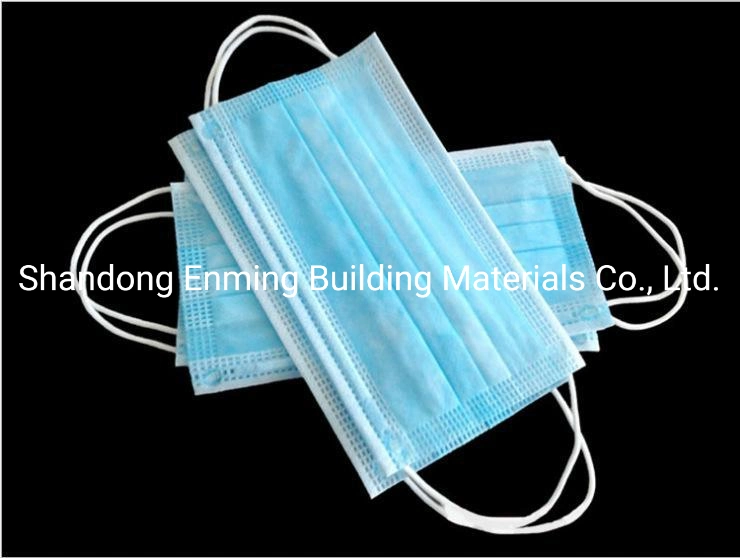 Non-Woven Face Mask Disposable with Tie-on Bfe&gt;99%