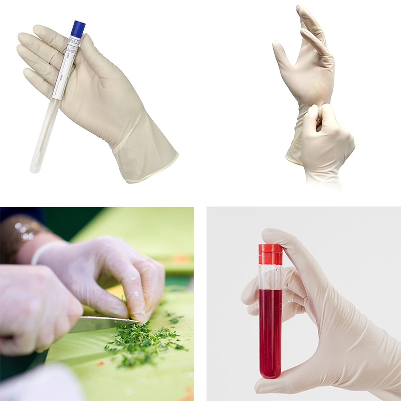 Medical Disposable Surgical Latex Gloves for Medical Sterile