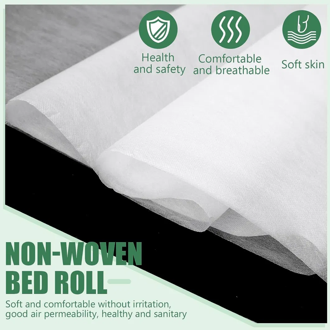 Disposable Bed Sheets Bed Cover for SPA Tattoo Massage Table Hotels 31&quot; X 78&quot; Non Woven Fabric White Bed Sheet