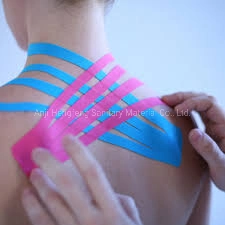 OEM/ Hot Sale/ Waterproof Adhesive Elastic Athlete Sports Kinesiology Tape