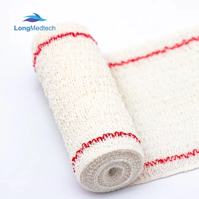 100% Cotton Spandex Elastic Crepe Medical Bandages Different Sizes Available Cotton Crepe Bandage