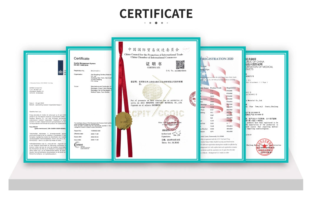 Hospital or Clinic Using IV Cannula Fixation Dressing Non-Woven/PU Transparent Wound Dressing