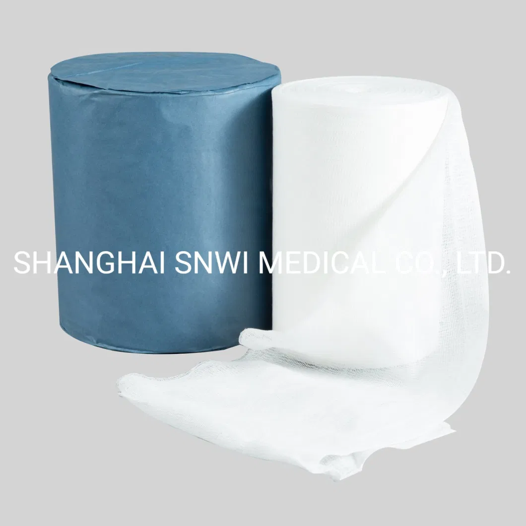 Hot Sale 100% Pure Cotton High Absorbency and Softness Absorbent Cotton Gauze Roll for Hospital Use