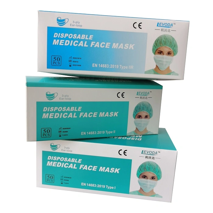 CE FDA Approved Disposable Anti-Fog Medical Type Iir Face Mask with Transparent Shield Surgical Mask Medical with Protective Visor