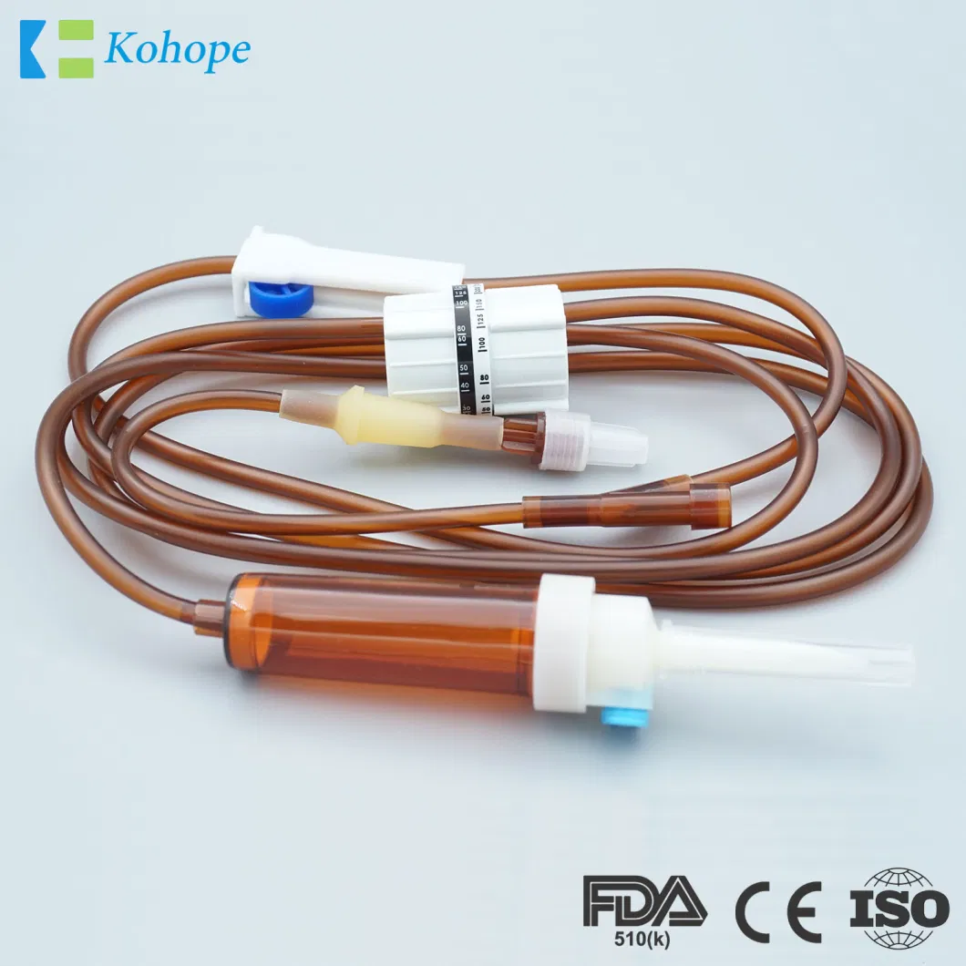 2021 New CE Certified Medical Disposable Burette Type Infusion Set