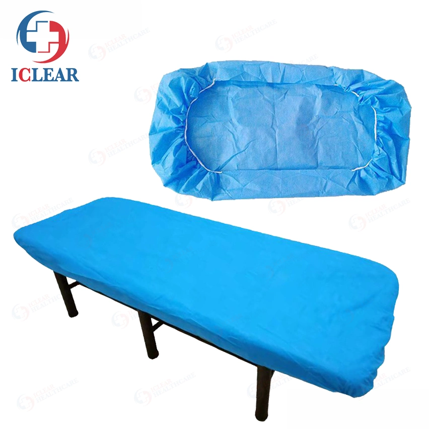 Factory Price Hospital Disposable Blue Non-Woven Bed Sheets White PP Bed Cover