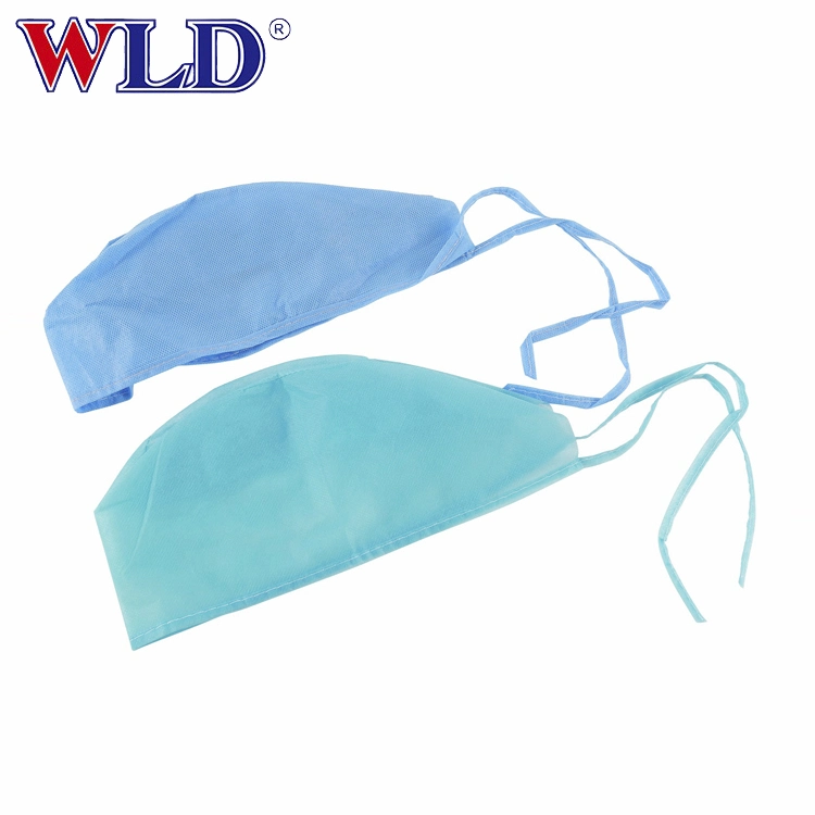 Disposable Non Woven Strip Clip Cap Bouffant Head Cover Hair Net Surgical Doctor Hat