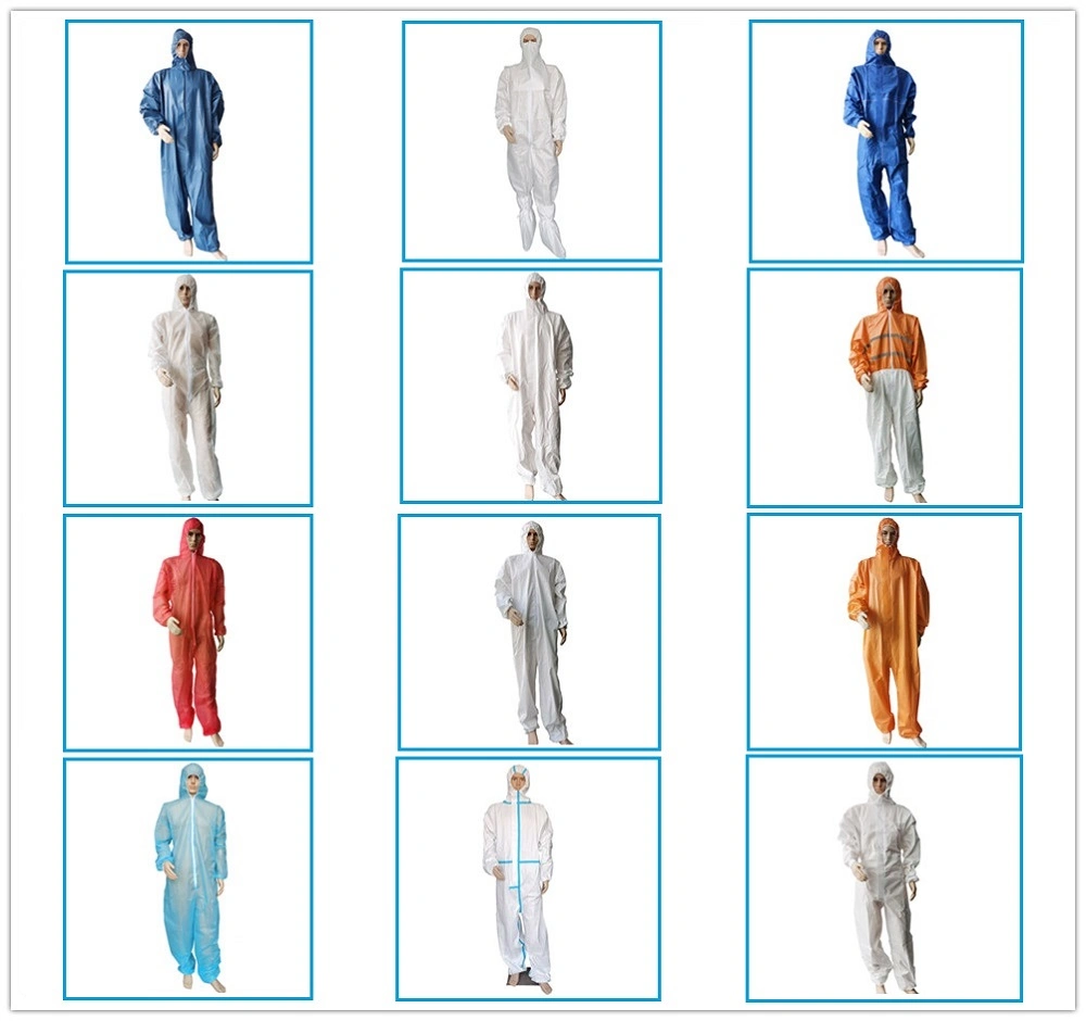 Professional-Grade Protection Apparel Disposable Non Woven Protective Clothing Coverall Breathable Microporous Bib and Brace Overalls Jumpsuit