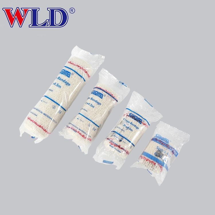 Cotton Crepe Elastic Bandage Spandex Crepe Elastic Bandage