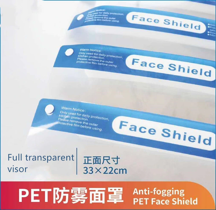 Anti-Fog Face Protective Shield Guard Safety Anti Saliva Face Clear Plastic Face Visor Mask