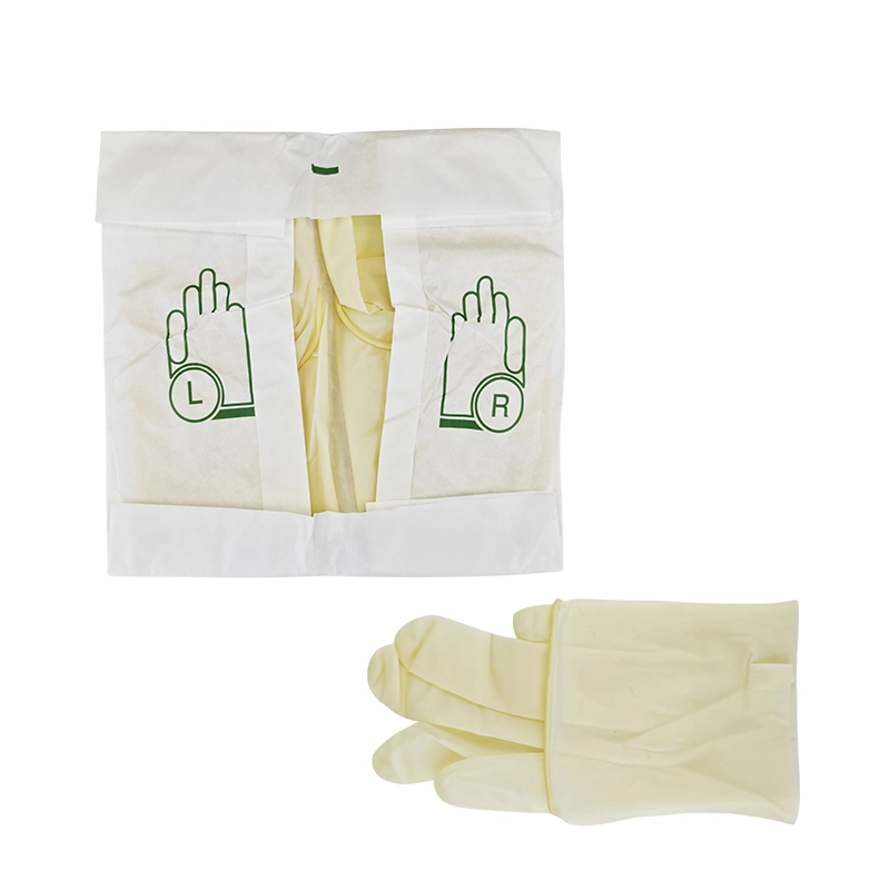Powder Free Sterile Disposable Surgical Latex Gloves