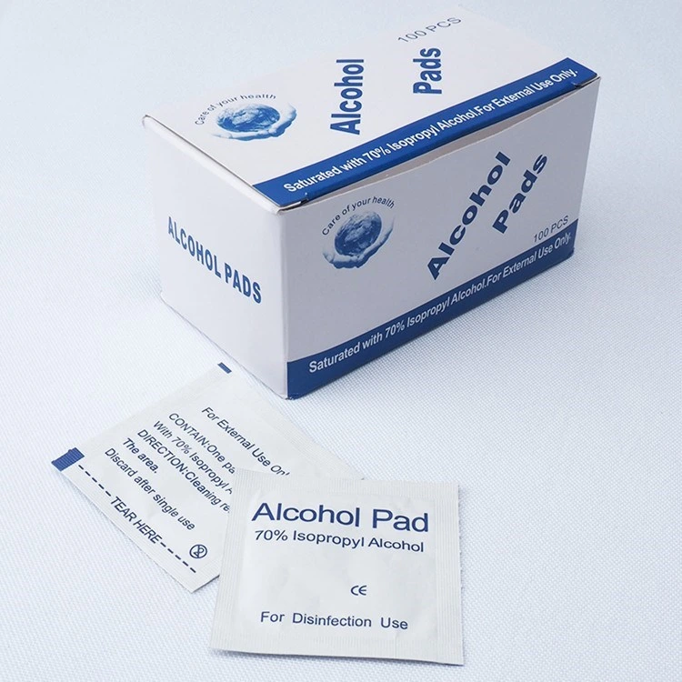 3.15% Chg Pad 70% Ipa Isopropyl Alcohol Swab Skin Antisepsis Preinjection Skin Preparation Alco Swabs