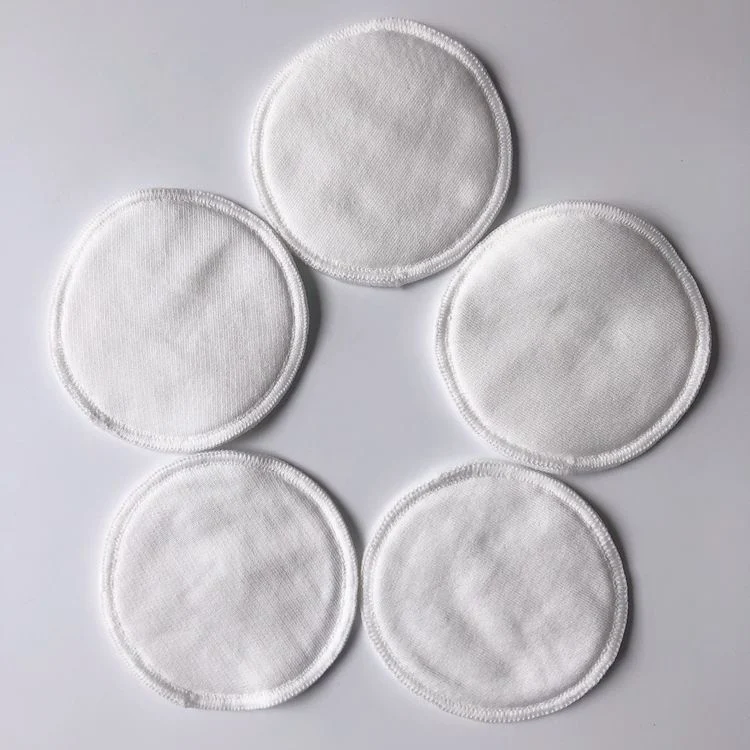 2layers Bamboo Cotton Make up Remover Pads with Customized Label