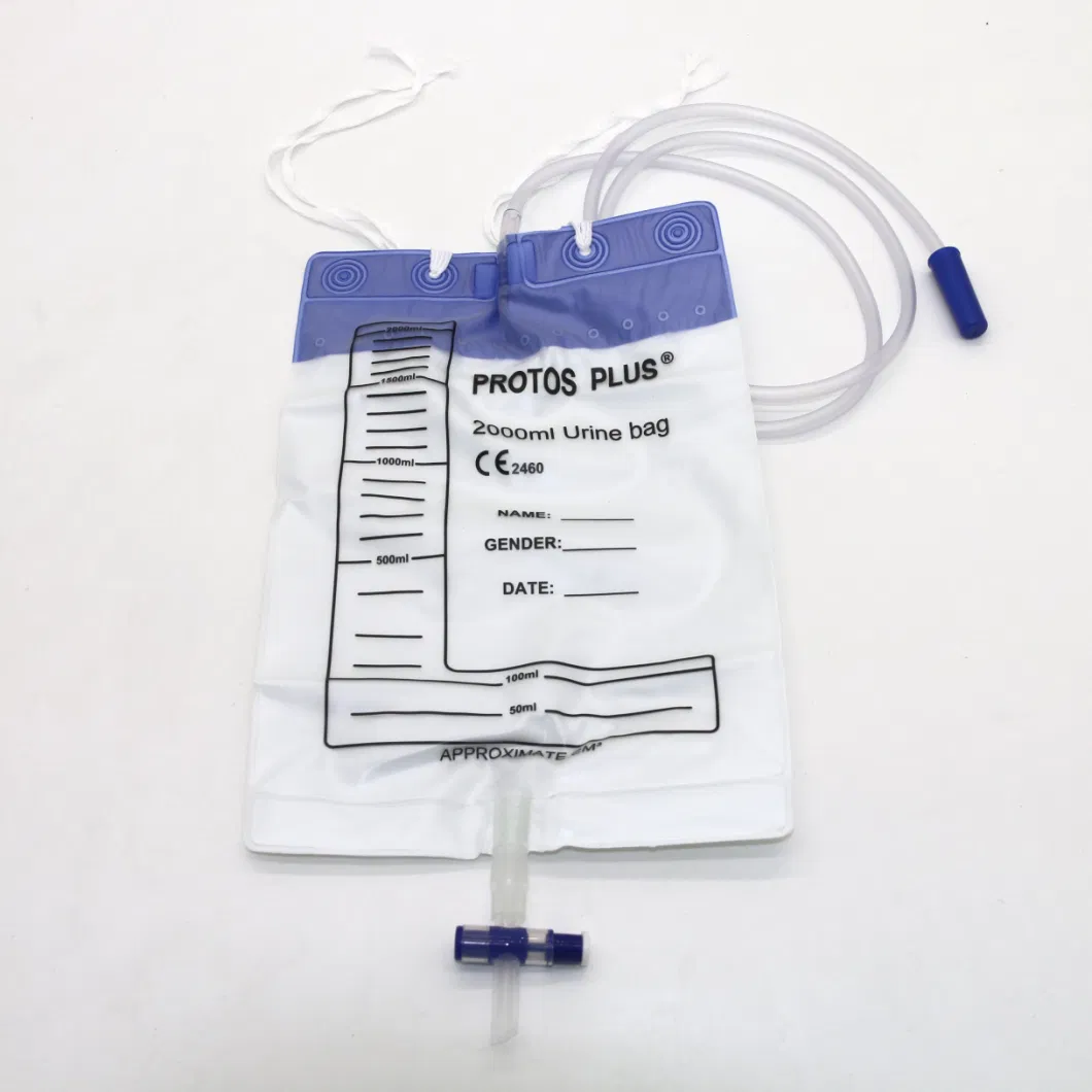 Push Pull Valve Urine Bag / Drainage Container of Various Sizes