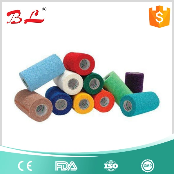 Cohesive Bandage Elastic Bandage, Sport Wrap Tape Waterproof High Stickly Q