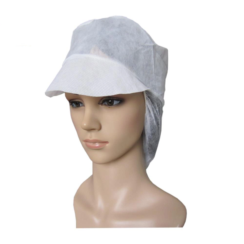 Disposable Nonwoven Worker Peaked Cap, PP Worker Caps