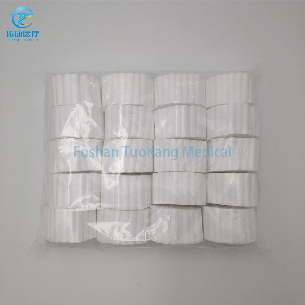 Dental Consumables Dental Roll 100% Cotton Wool Disposable Absorbent Cotton Roll