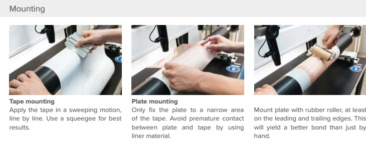 Cushion Mount Foam Double Sided Flexo Plate Mounting Tape for Photopolymer Plates in Flexographic Printing