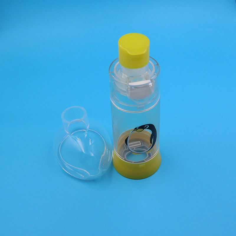 Aerosol Chamber Inhaler Spacer with Medical Dose Mdi Spacer Aerochamber for Asthma Therapy