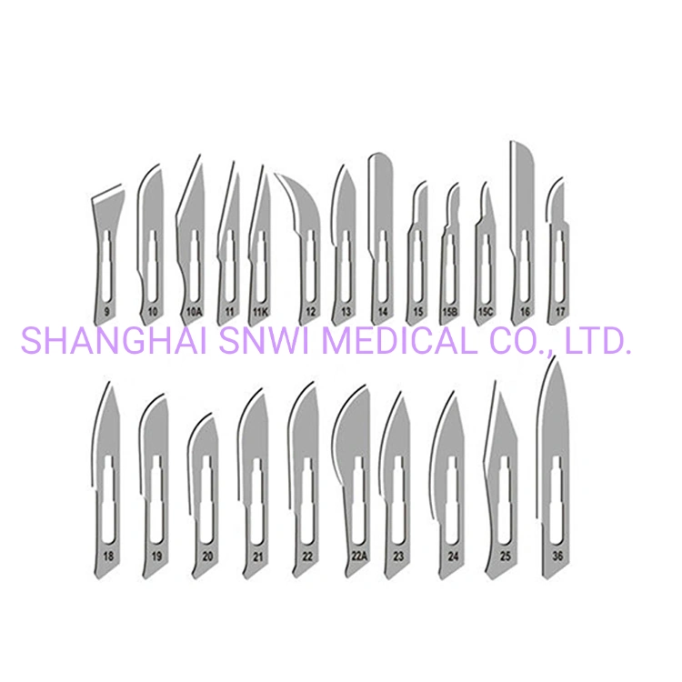 Medical Sterile Disposable Carbon Steel Stainless Steel Surgical Scalpel Blade/Stitch Cutter