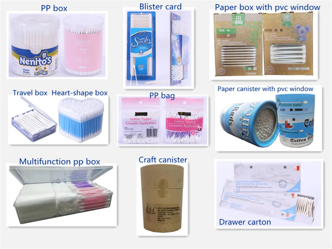 Basic Customization Portable Disposable Eco Makeup Cleaning Tools Cotton Swabs