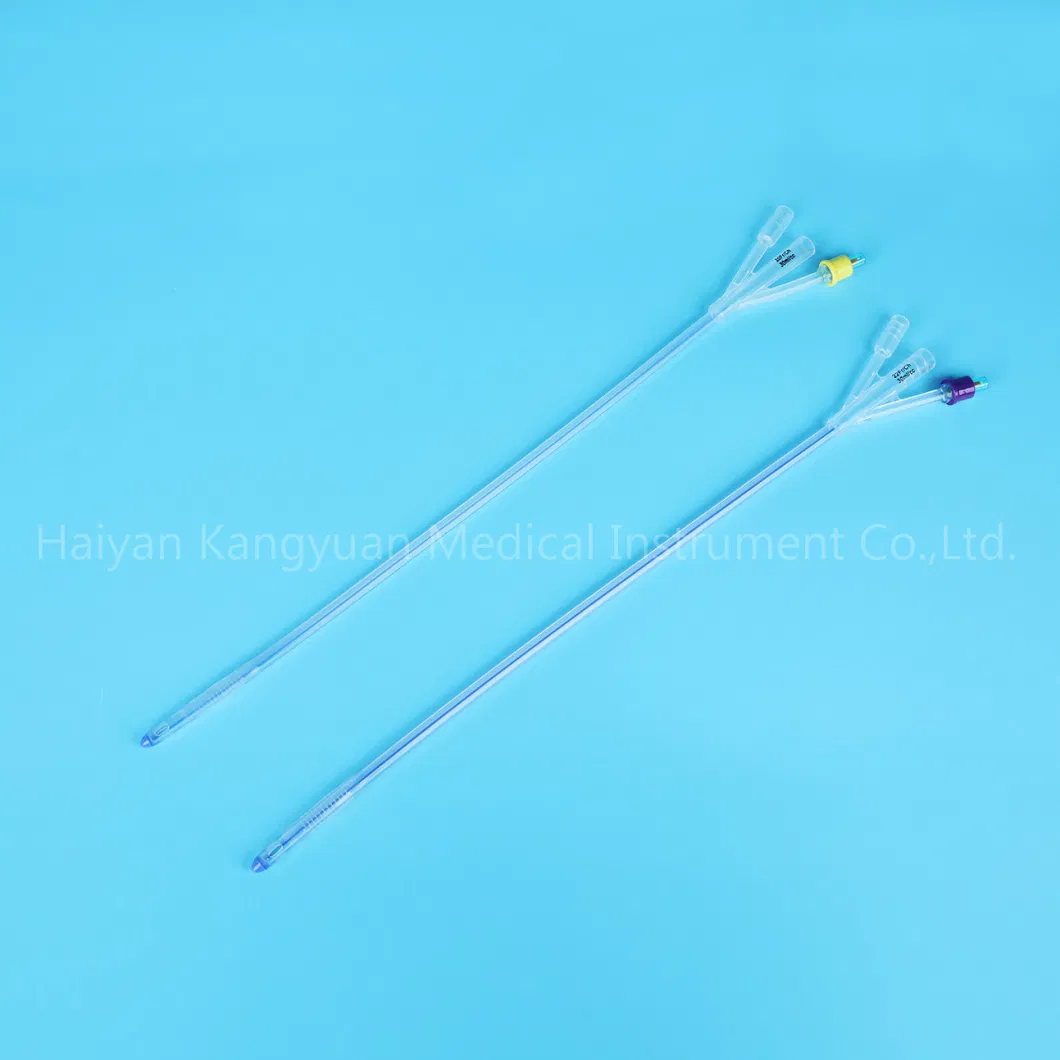 Disposable 3 Way Silicone Foley Catheter Standard Wholesale
