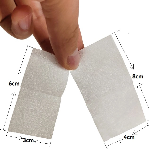 240PCS Customized Size and Logo Antiseptic Nail Wipe Alcohol Prep Pads 75% Isopropyl Ethyl Prep Pads